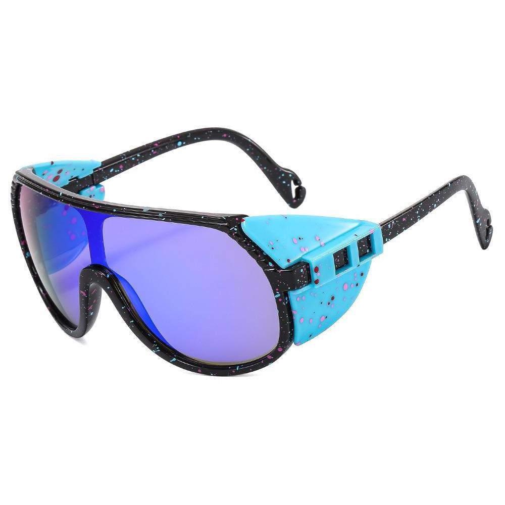 Sunway Eyewear Latest Custom Logo Sports Sun Glasses Outdoor Big Visor Oversized Sport Cycling Sunglasses