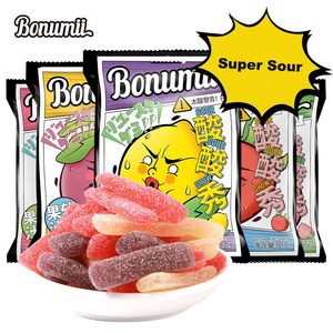 Baonumi Fruit Gummy Candy 80g Lemon Sandwich Chew Candy Children's Fruit Juice Gummy Candy