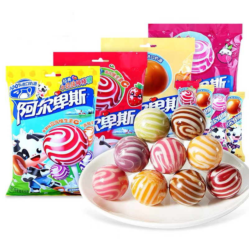 Hot Selling Alpine Lollipop 10g Exotic Snack Candy Multiple Flavors Individually Packaged