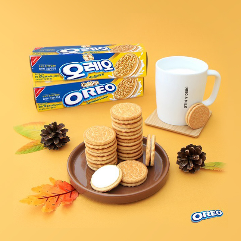 Wholesale Imported Korea Oreo Cookies Exotic Snacks Red Velvet Cake Korean Chocolate Flavored Oreo Sandwich Biscuit