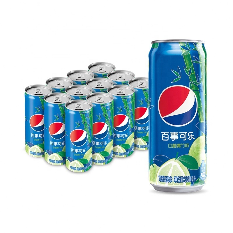 Wholesale Pepsis 330mL Various Fruity Carbonated Drinks Pepsis Sprite Fanta Coca-Cola Exotic Drinks