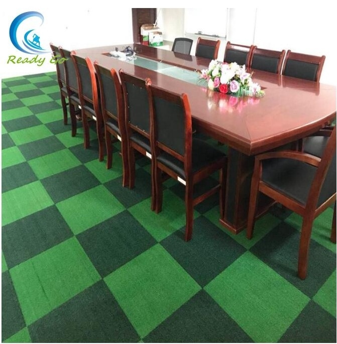 Carpet lawn antislip green plastic carpet / Home decoration artificial grass sports flooring for garden