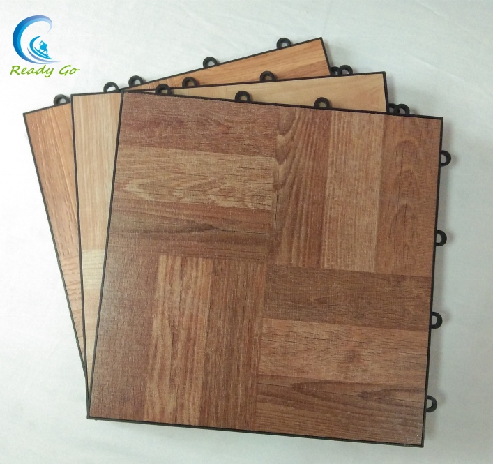 310*310*12mm seamless portable wooden dance floor tiles use for your dance indoor or outdoor pvc interlocking garage floor tiles