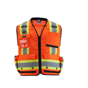 Yellow Class 2 construction  High Visibility Safety Vest