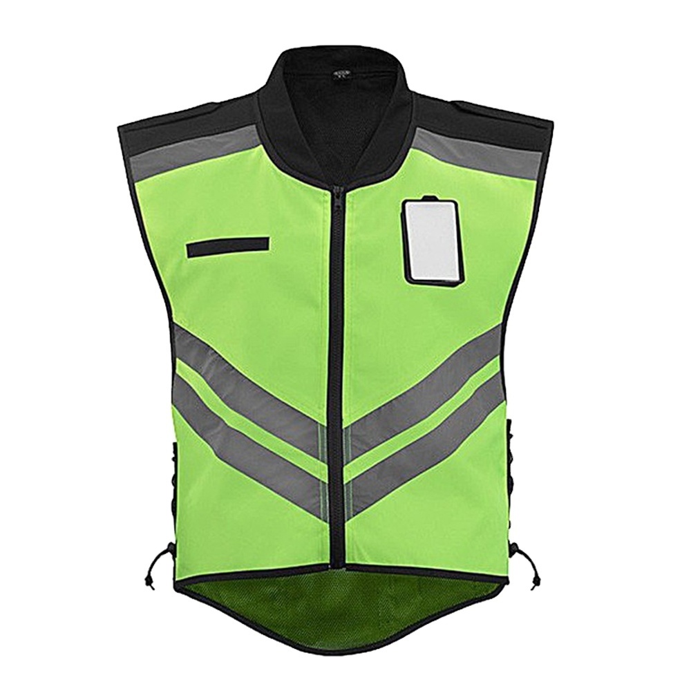 Wholesale custom reflective safety motorcycle vest