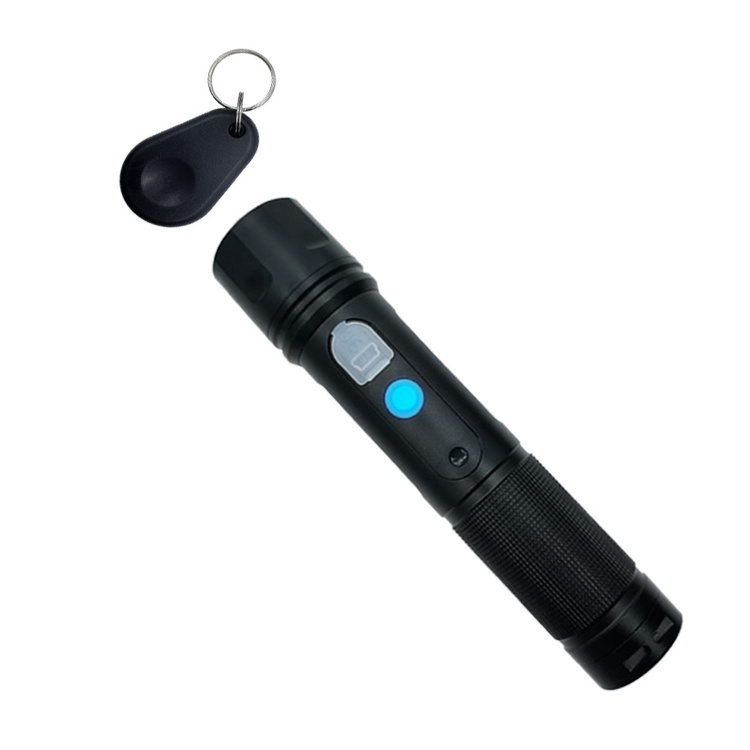 Security guard tour system with Flashlight Battery Power for building school patrol check clocking