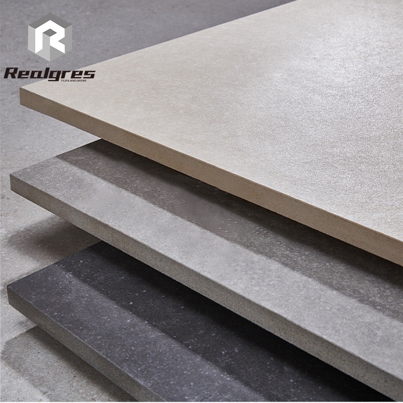 Non-Slip Rough 20Mm Thick Full Body 600X600 Exterior Wall Porcelain Garden Paving Tiles For Outdoor