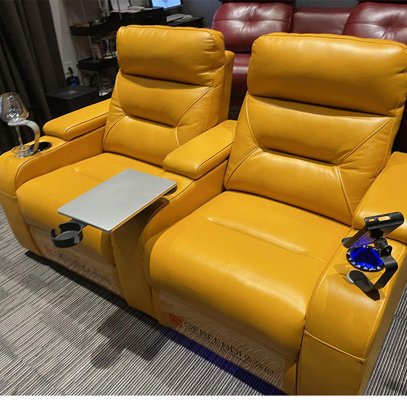 Home Theater Furniture 2 Seater Leather Recliner Sofa, Home Theater Seating Lazy Boy Chair Recliner