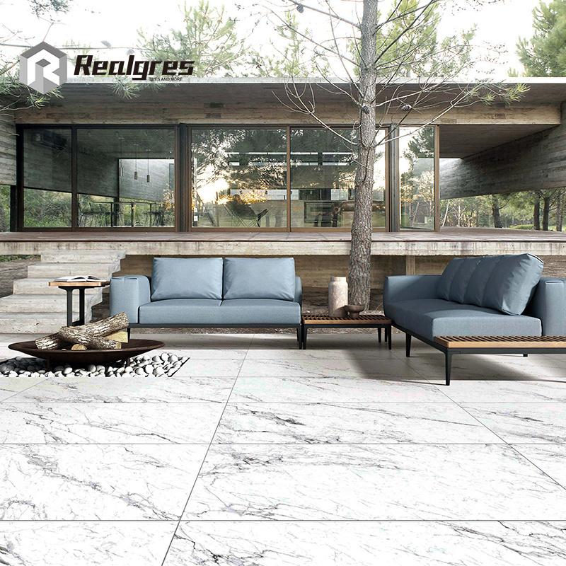 Elegant and Durable White 20mm Outdoor Porcelain Stone Garden Tiles 600x600 for Stylish Spaces