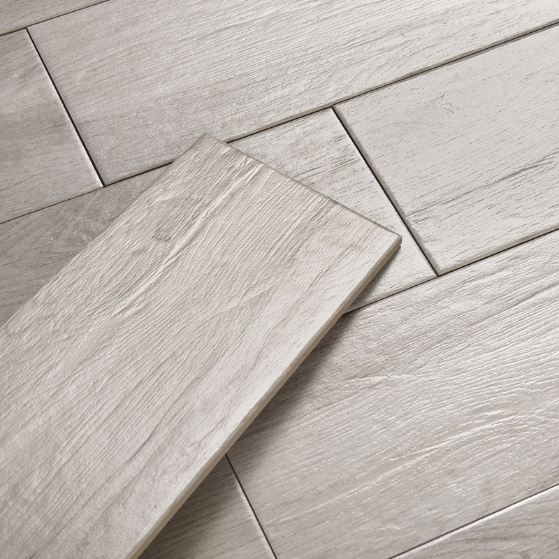 Realgres Matt Surface Non-Slip Wood Look Porcelain Tiles Brown Grey White Indoor Wooden Look Antique Glazed Tile