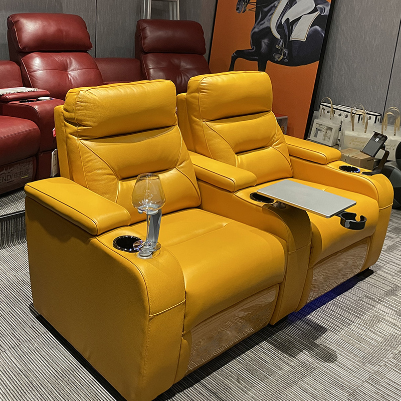 Home Theater Furniture 2 Seater Leather Recliner Sofa, Home Theater Seating Lazy Boy Chair Recliner