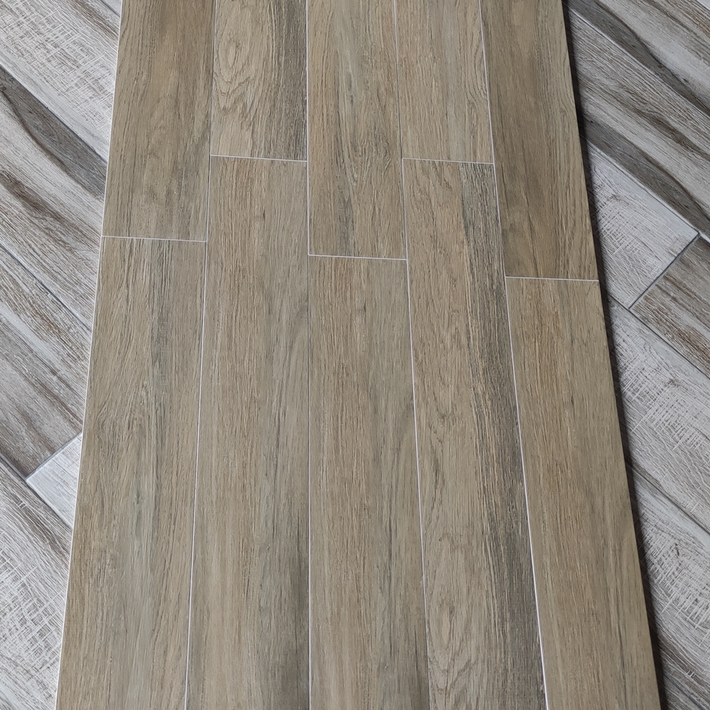 Realgres Matte Finish Porcelain Glazed Wood Look Kitchen Ceramic Tiles Floor