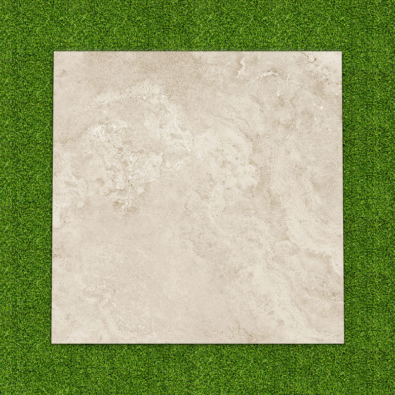 Decorative 2Cm Outdoor Porcelain Tile Natural Stone Wall Cladding Travertine Tiles 60x60