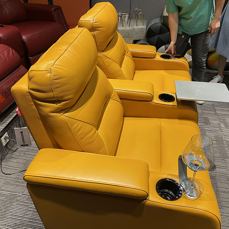 Home Theater Furniture 2 Seater Leather Recliner Sofa, Home Theater Seating Lazy Boy Chair Recliner