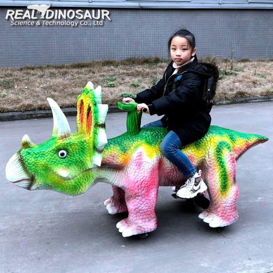 Dinsaur Scooter Rides For Shopping Mall Ride Kids Amusement Dinosaur Ride