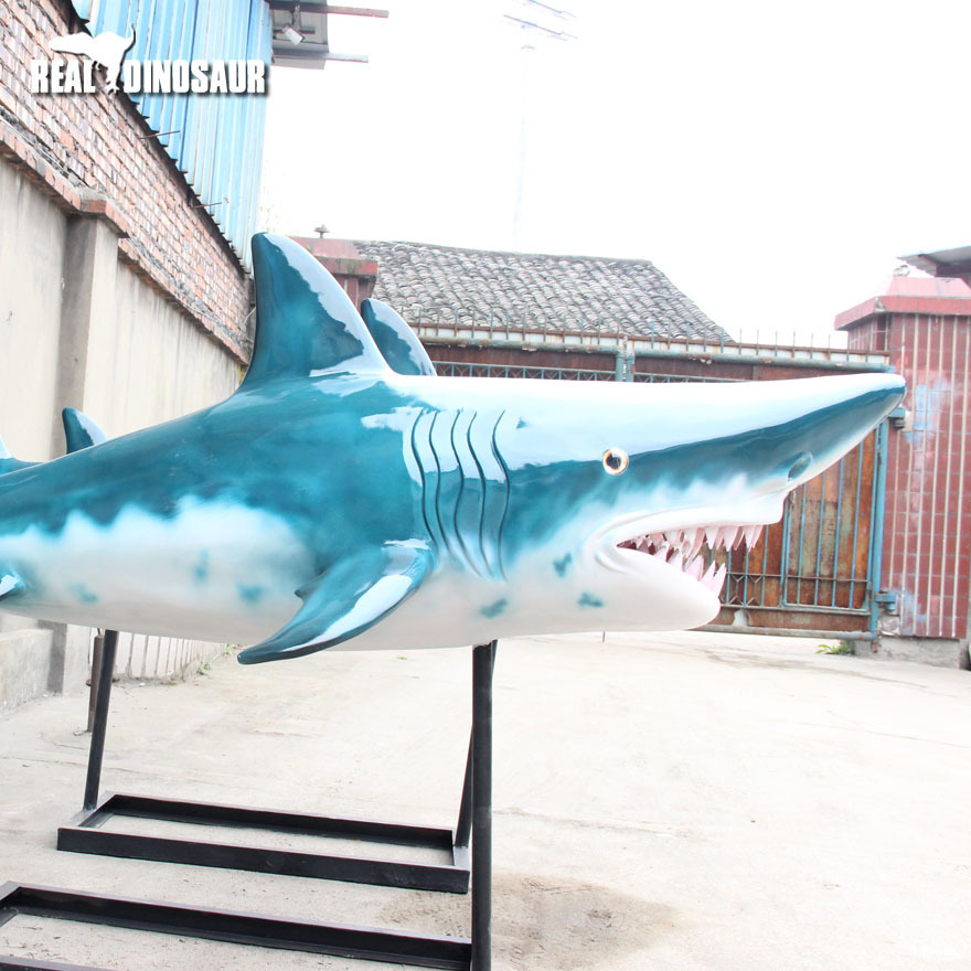 Marine Animal Fiberglass Shark Model