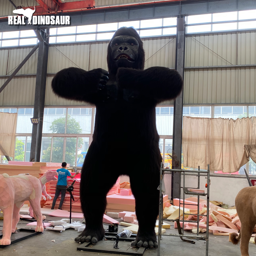 Realistic Moving Gorilla Animatronic King Kong Model For Sale