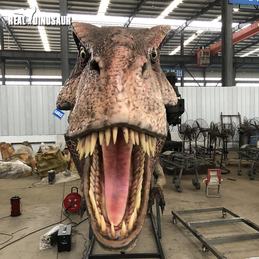 Wall decor animatronic dinosaur T-Rex head for sale