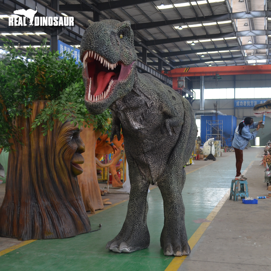 Giant T-Rex Costume 6.5 Meters Long Life Size Adult Realistic Mechanical Dinosaur Costume