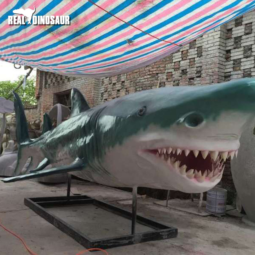 Marine Animal Fiberglass Shark Model