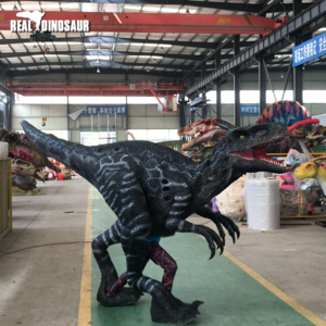 Adult legs hidden robot dinosaur costume realistic walking