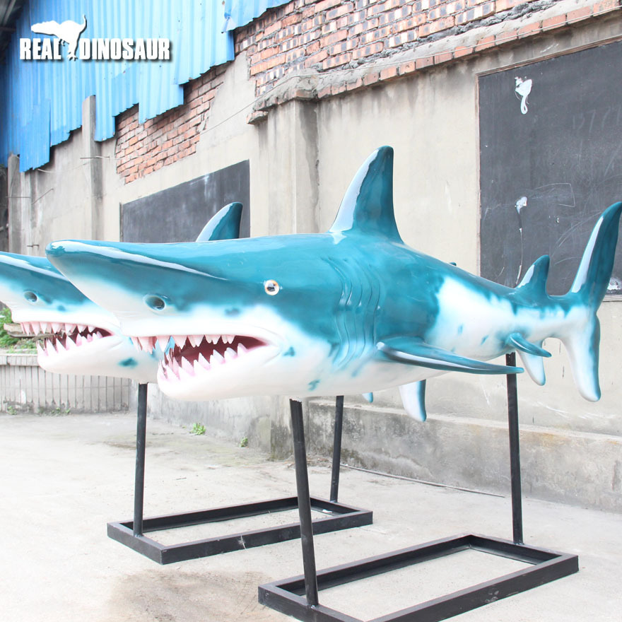 Marine Animal Fiberglass Shark Model