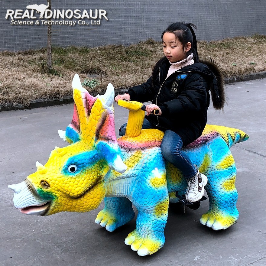 Dinsaur Scooter Rides For Shopping Mall Ride Kids Amusement Dinosaur Ride