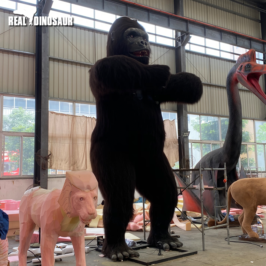 Realistic Moving Gorilla Animatronic King Kong Model For Sale