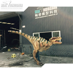 Life size robot dinosaur promotion prop adult full legs hidden dinosaur costume