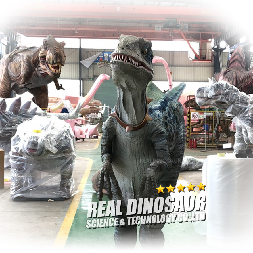 Realistic Jurassic World Velociraptor Costume