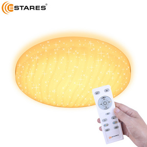 Wholesale retail Ripple starry 40W white dimmable 3900lm unique LED ceiling light for home hotel dining living room bedroom