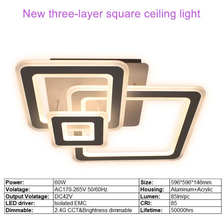 New Indoor Lighting Hotel School Villa Corridor Ceiling Led Lights Ceiling Lamp 60W Modern For Home Ceiling