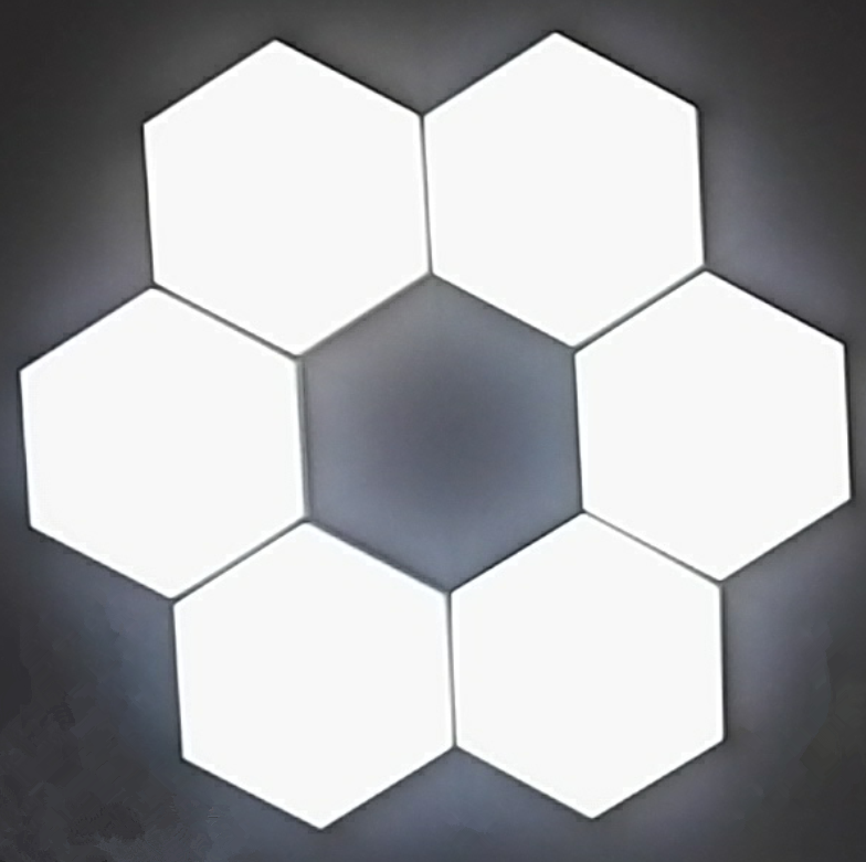 CE ROHS Certified 12W Hexagon PC material Ceiling Light Panel