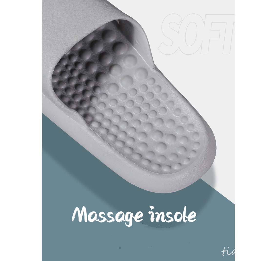 Shiatsu Men and Women acupoint Indoor Home Soft-Bottom Bathroom Non-slip acupressure slippers massager