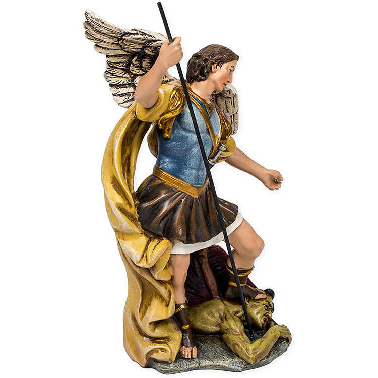 High quality resin religious figurine polyresin saint george statues wholesale