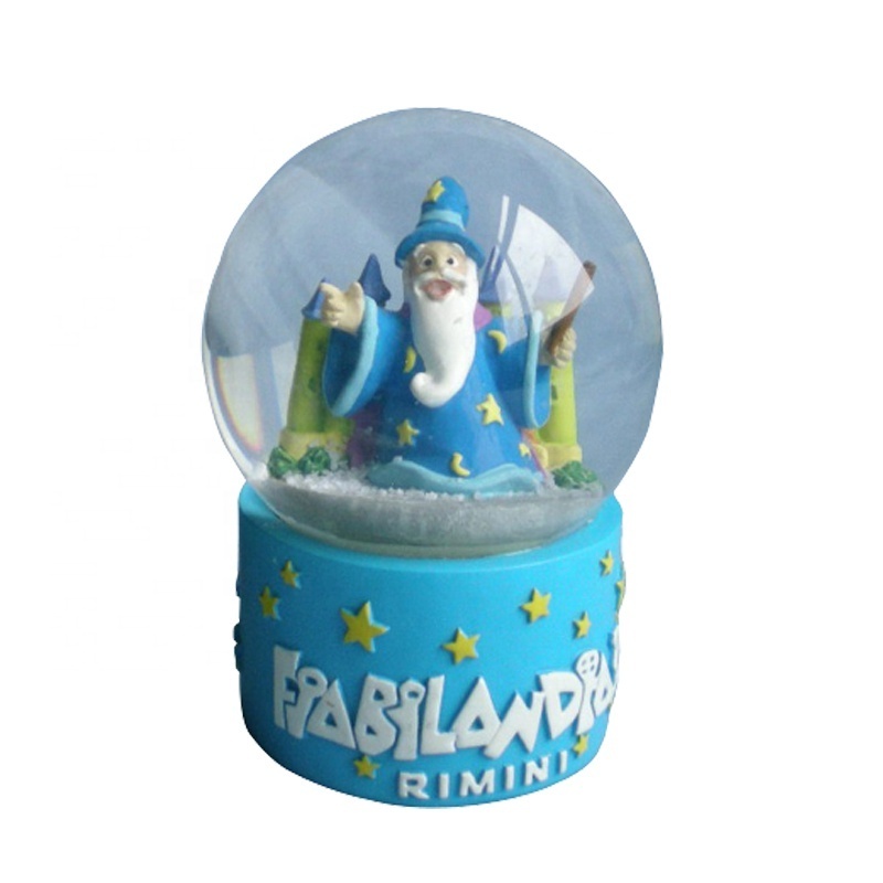 OEM Personalized Resin Crystal Snowball Crafts Souvenirs Gift Table Home Decor City Custom Snow Globe