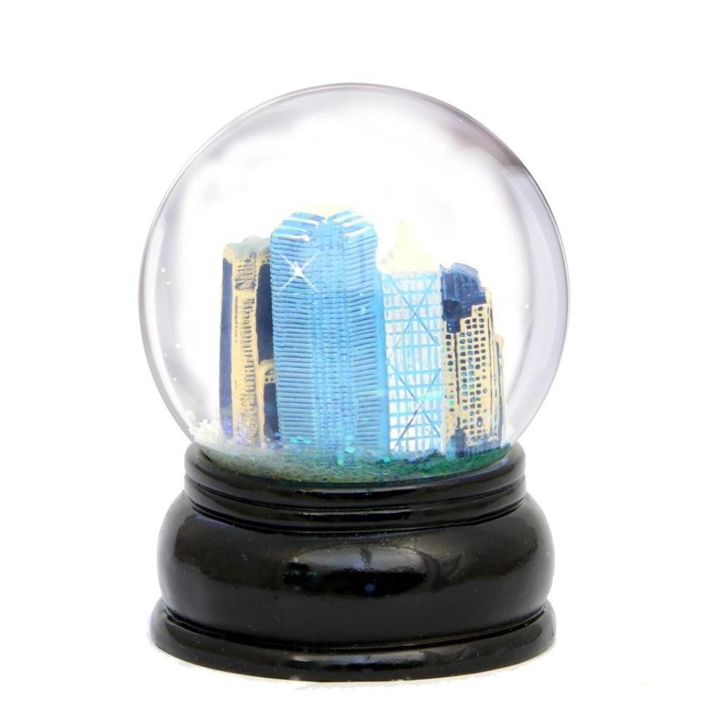 Luxury style view glass ball dubai snow globe