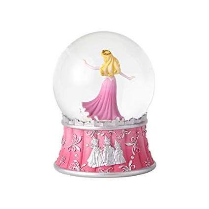 elegant style dancing woman ballerina snow globe