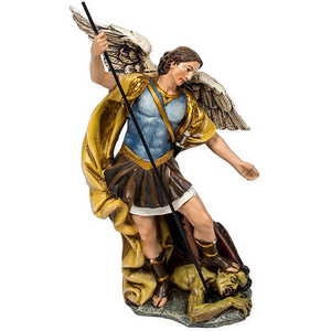 High quality resin religious figurine polyresin saint george statues wholesale