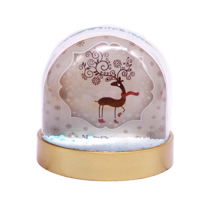 DIY Creative Plastic Ball Photo Frame Snow Globe Dome With Glitter Couple Gifts & Crafts Home Decor Custom Snow Globe