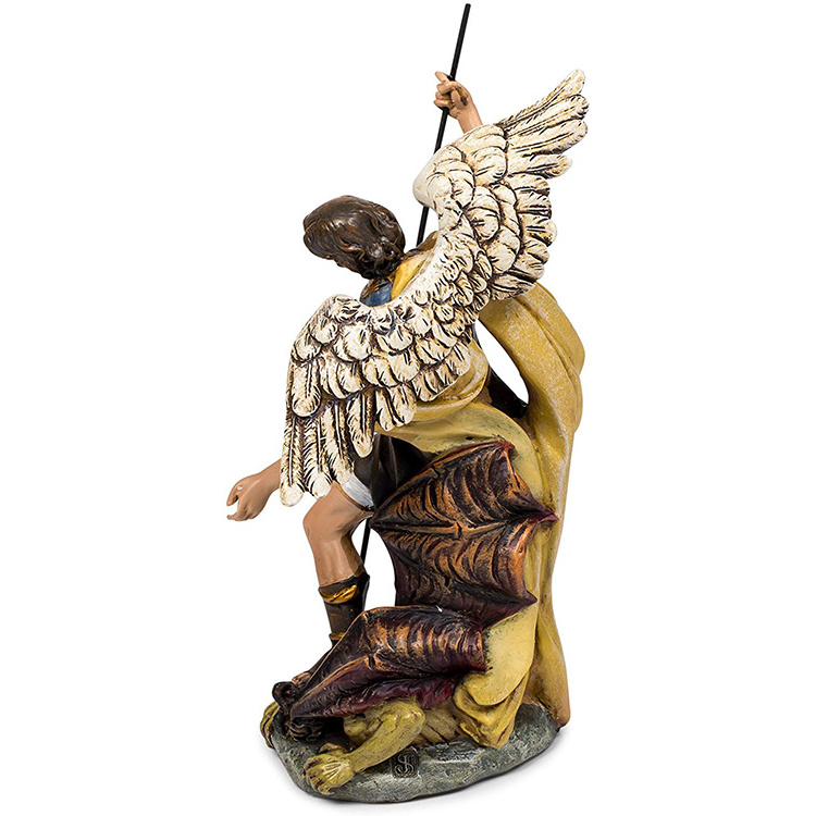 High quality resin religious figurine polyresin saint george statues wholesale