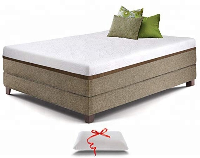 12-Inch Cooling Gel Memory Foam Mattress with Premium Form Pillow Short RV Queen/Camper/Trailer/Truck Size