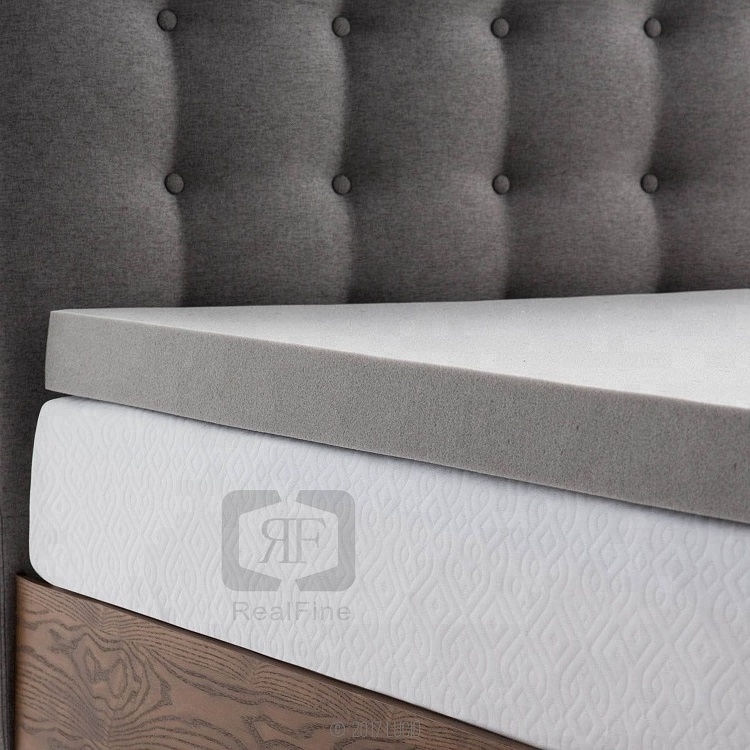 2/3/4 inches Single King Queen bamboo charcoal infused Memory Foam Mattress Topper