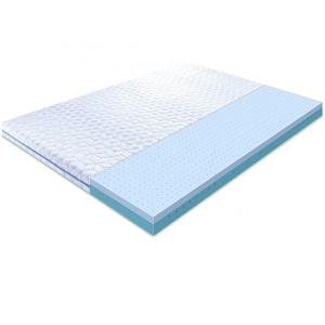 4 Inch Memory Foam Mattress Topper Cooling Gel Foam Ventilated Bed mattress Topper Queen Size