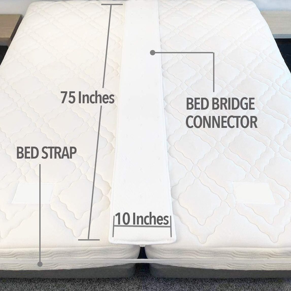 Factory Custom Bed Bridge Twin to King Adjustable Wide Mattress Connector Gap Filler For Mattress