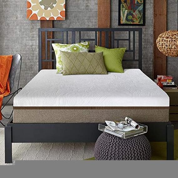 12-Inch Cooling Gel Memory Foam Mattress with Premium Form Pillow Short RV Queen/Camper/Trailer/Truck Size