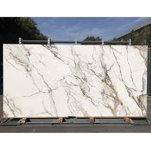 63"x126" matt gold porcelain slabs large porcelain wall tile for villa, living room, kitchen, countertops