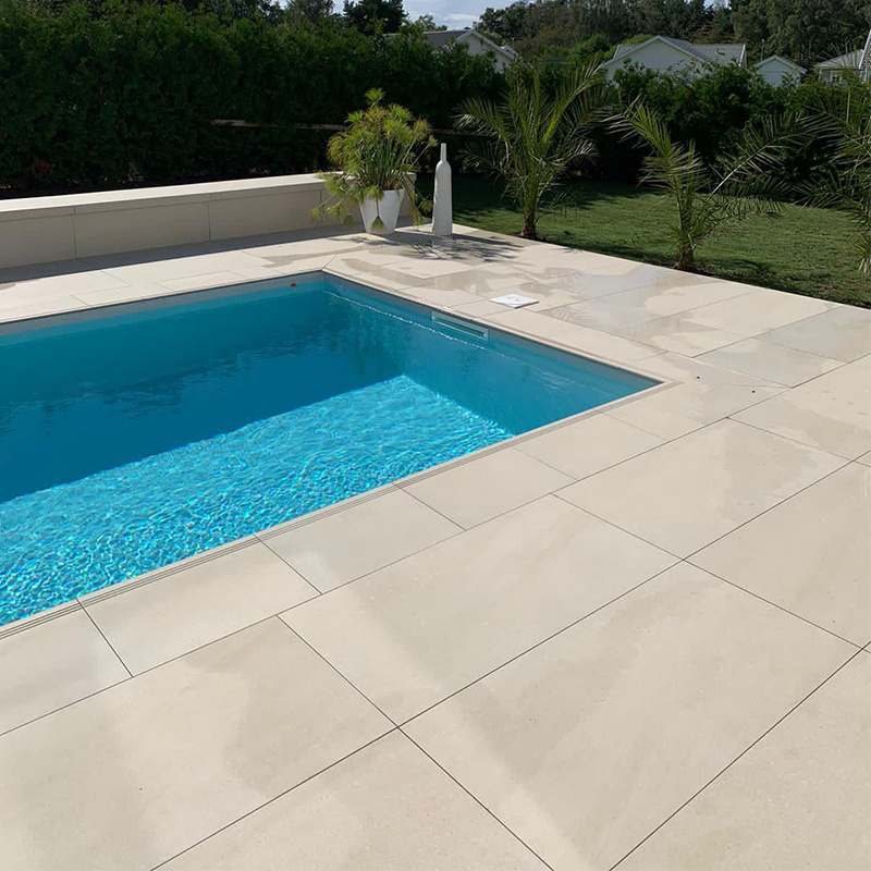 Full Body 2cm Thick Non-Slip Exterior Porcelain Floor Tiles Swimming Pool Pavers Floor Tile