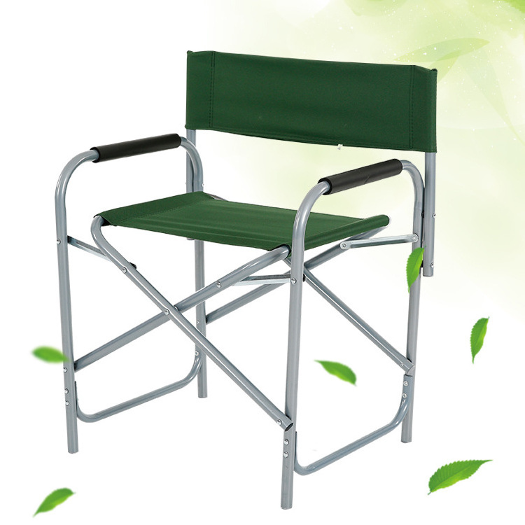 Wholesale Luxury Leisure Folding Chair Outdoor Portable Rest Cheap Camping Chair Tall Folding Directors Chair