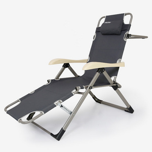 Zero Gravity Lawn Camping Chairs Armrest Foldable Beach Lounge Chair Sun Lounge Chair